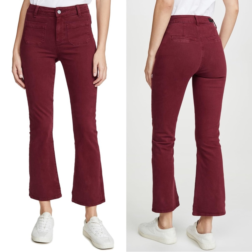 Paige Jeans Claudine Patch Pocket Vintage Caberinet Sz 31